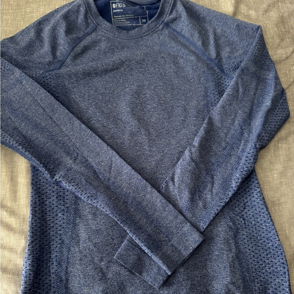 Figs salta seamless Blue long sleeve
